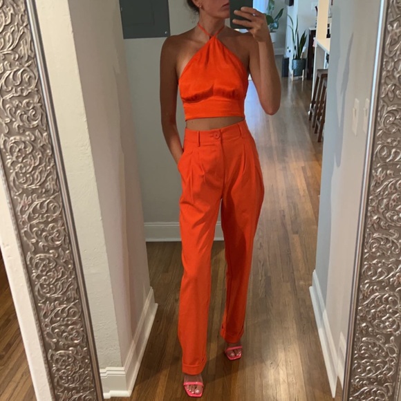 Orange trousers, size 4 - Picture 5 of 5